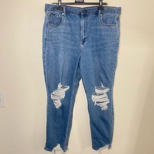American Eagle High Rise Mom Denim Jean
